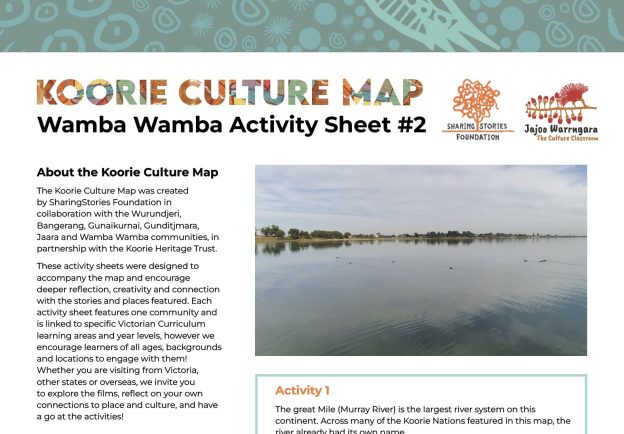 Koorie Culture Map Wamba Wamba 2